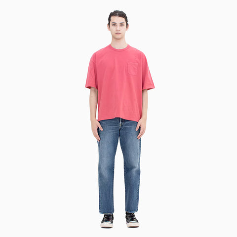 Visvim Mondo Tee S/S DMGD Red
