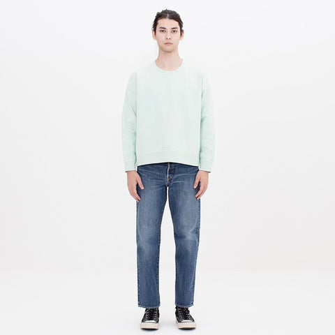Visvim Jumbo SB Sweat L/S DMGD LT. Green