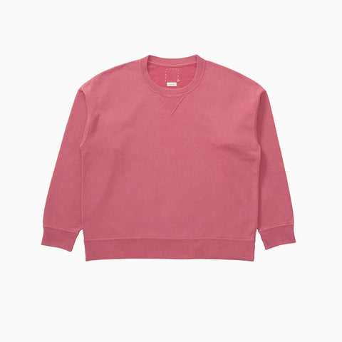 Visvim Jumbo SB Sweat L/S DMGD Red