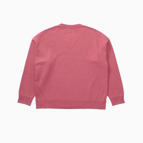 Visvim Jumbo SB Sweat L/S DMGD Red