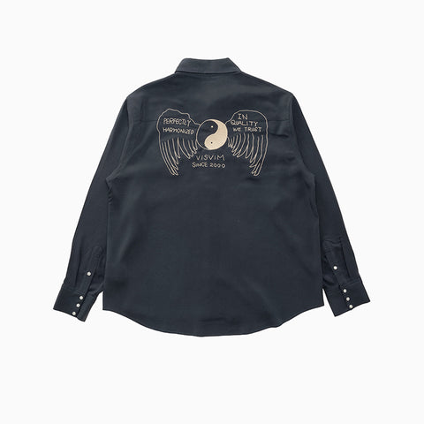 Visvim Four Corners L/S Shirt Black