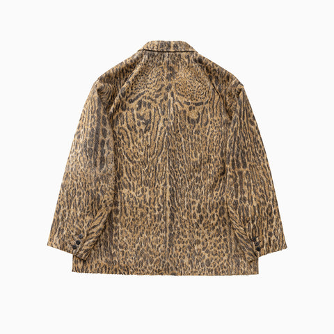 Visvim Bowen Blazer Leopard Beige