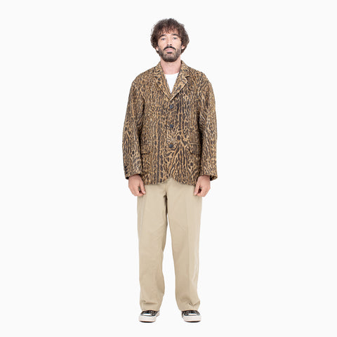 Visvim Bowen Blazer Leopard Beige