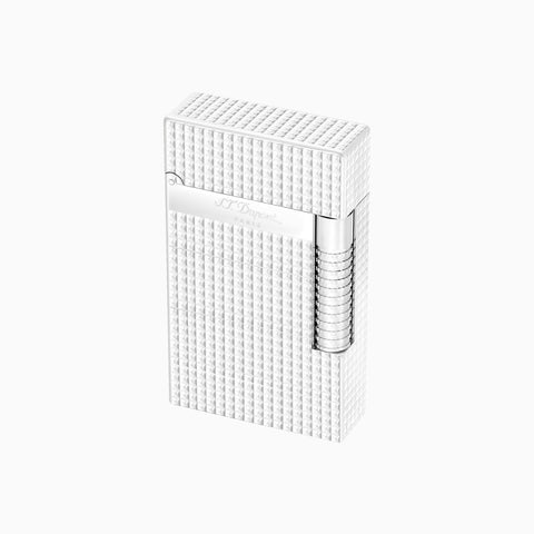 S.T. Dupont Le Grand Dupont Diamond Head Lighter Silver