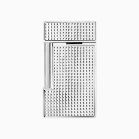 S.T. Dupont Slimmy Diamond Head Lighter Silver