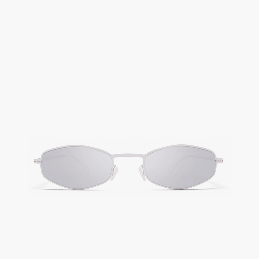 Mykita Bueno Shiny Silver / Superblue Solid