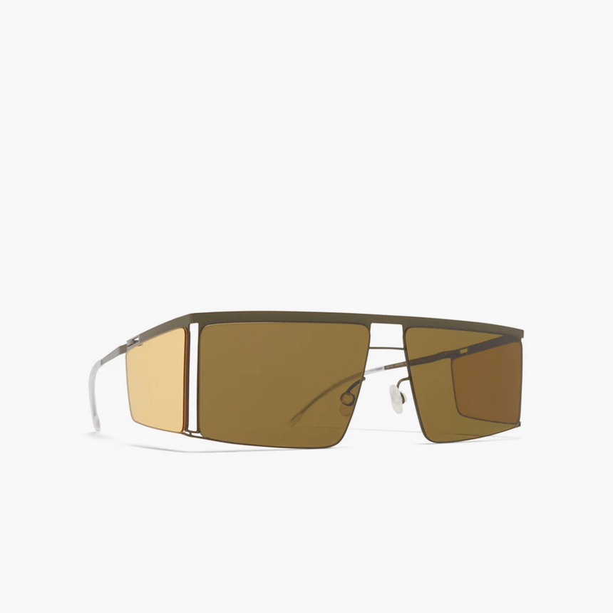 Mykita x Helmut Lang HL001 Camou Green / Jelly Yellow Rawbrown Solid
