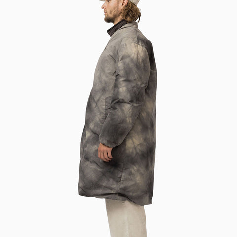 Snow Peak Shibori Dyeing Down Coat Charcoal