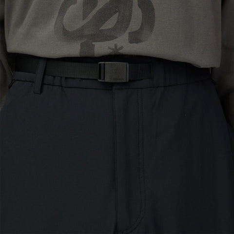 Snow Peak Water-Repellent Stretch Tapered Pants Black