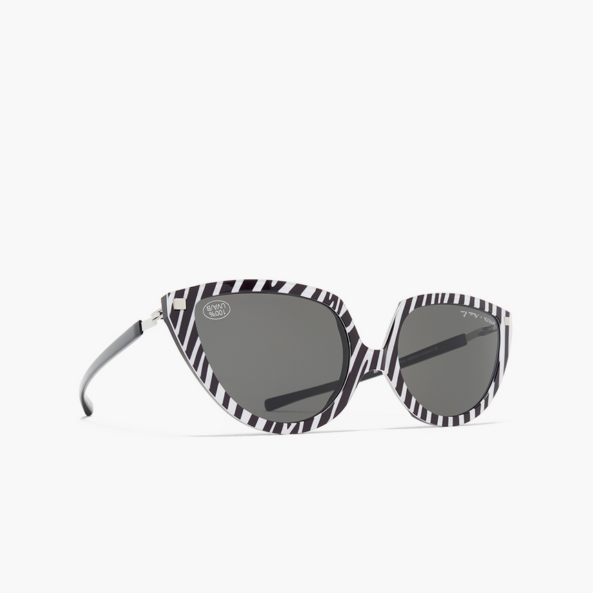 Mykita x Martine Rose SOS Zebra Darkgrey Solid