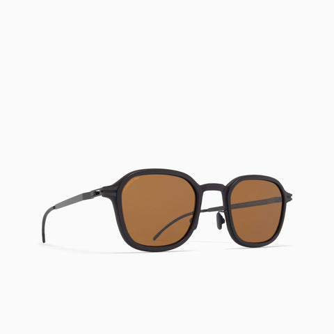 Mykita Fir MH6 Pitch Black / Black Polarized Pro Amber