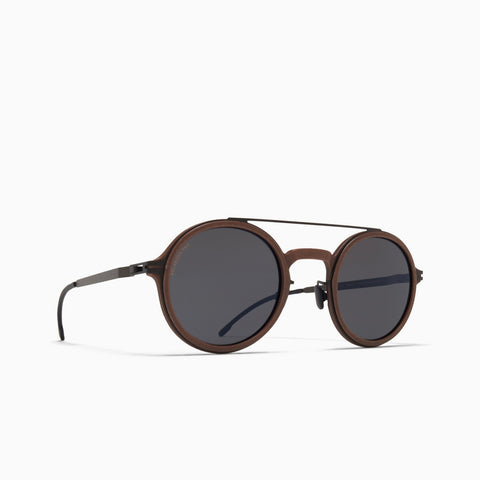 Mykita Hemlock MH63 Cashmere Grey / Black - Polarized Pro Hi-Con Grey
