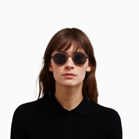 Mykita Hemlock MH63 Cashmere Grey / Black - Polarized Pro Hi-Con Grey