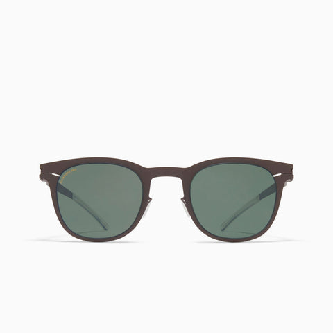 Mykita Callum Dark Brown - Polarised Pro Green 15