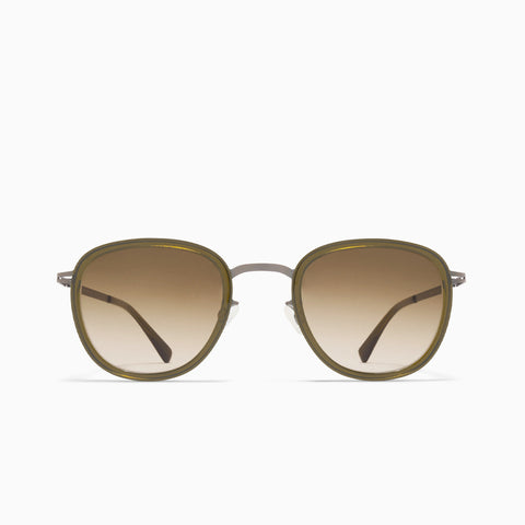 Mykita Helmi A67-Graphite / Peridot - Raw Brown Gradient