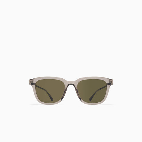 Mykita Holm C153 Clear Ash / Graphite - Raw Green Solid