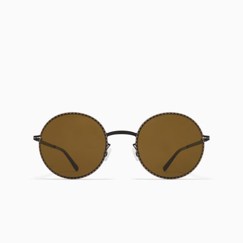 Mykita Lale Black / Sand - Raw Brown Solid