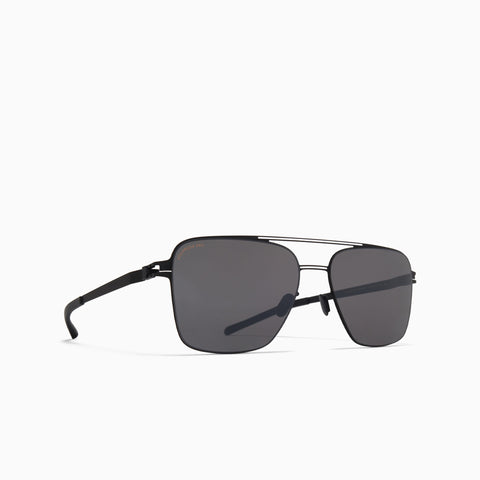 Mykita Bernie Black / White - Polarized Pro Hi-Con Grey