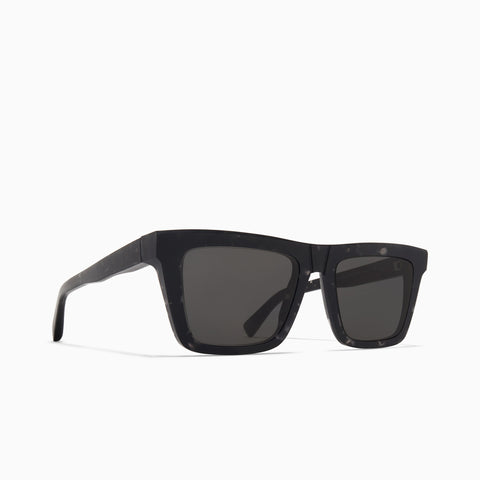 Mykita Lome Chilled Raw Black Havana / Silver - Dark Grey Solid