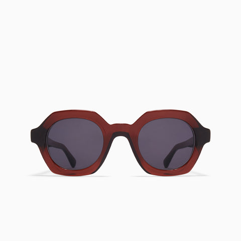 Mykita Teshi C171 Pine Honey / Shiny Silver - Coolgrey Solid