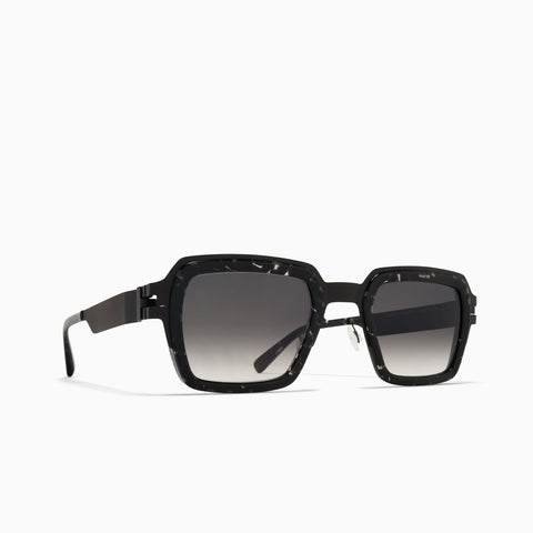 Mykita Lennon A50 Black / Black Havana - Raw Black Gradient