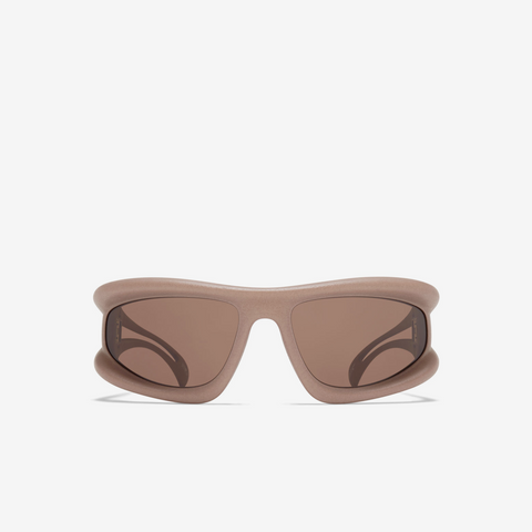 Mykita x 032C Marfa MD37 Cashmere Grey / Cedar Brown Shield