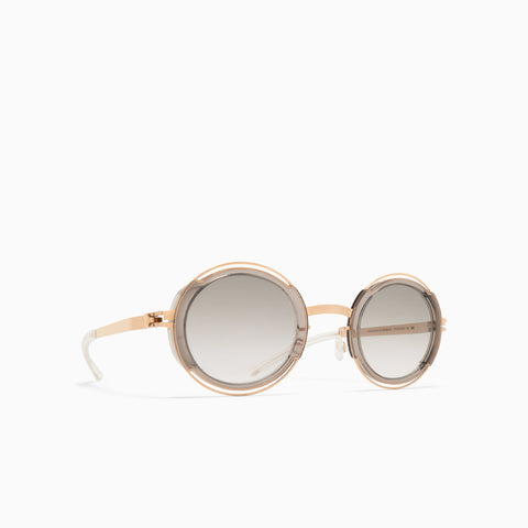 Mykita Pearl A83 - Champagne Gold - Clear Ash / Original Grey Gradient