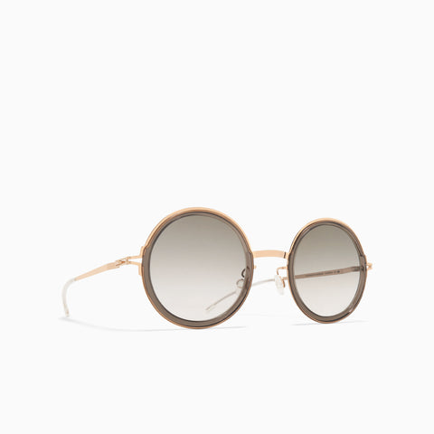 Mykita Monroe A83-Champagne Gold - Clear Ash / Original Grey Gradient