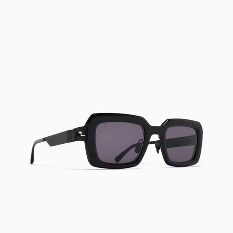 Mykita Una A6 Black / Black - Cool Grey Solid
