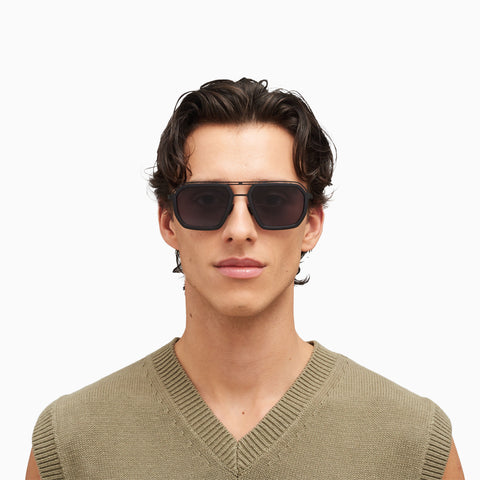 Mykita Mojave MH6 Pitch Black / Black - Cool Grey Solid