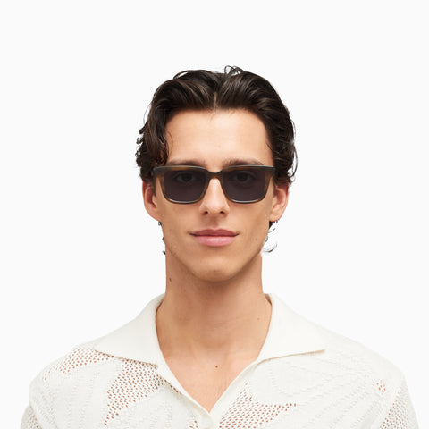 Mykita Lamin C176 Galapagos / Shiny Silver - Cool Grey Solid