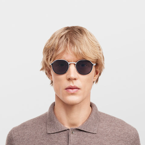 Mykita x Rimowa MR001 AL1-White Silver - Black / Coolgrey Solid
