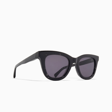 Mykita Laimi C110 Black Havana / Shiny Silver - Coolgrey Solid