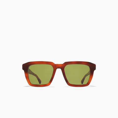 Mykita Soma C214 Soft Havana / Shiny Silver - Euphosgreen Solid