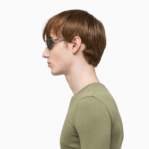 Mykita x 032C Bear Camou Green - Hollygreen Solid