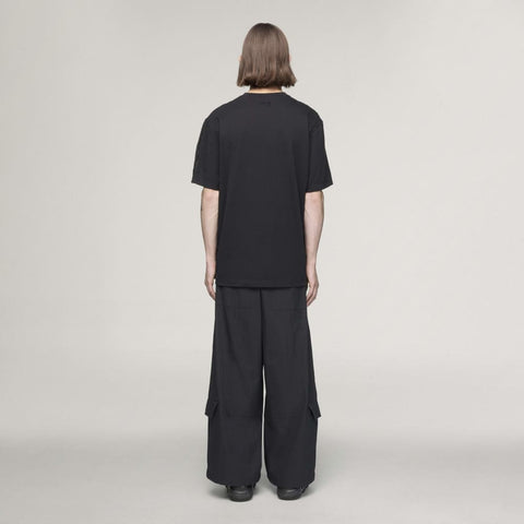 adidas Y-3 Cropped Straight Leg Pants Black
