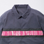 Kuon Salt Shurunk Nylon Coaches Jacket - Sakiori Charcoal