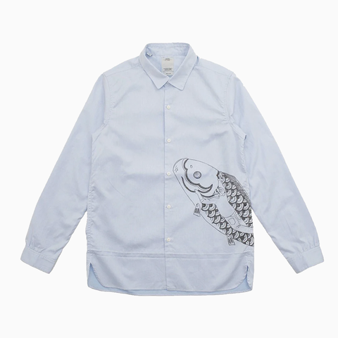 Visvim Longrider Shirt KOI KOI H.P. LT.Blue