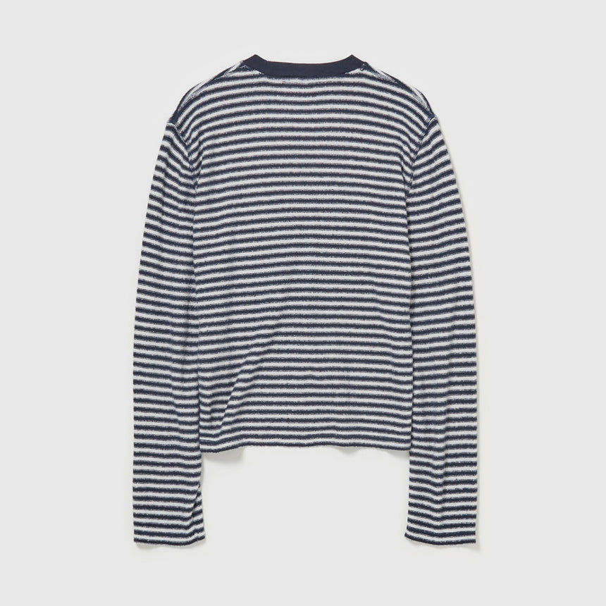 Our Legacy Artist Roundneck Malaga Stripe Brushed Cotton