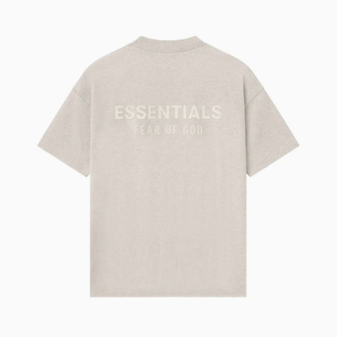 Fear of God Essentials Classic Short Sleeve Tee Heather Stone