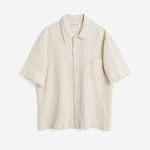 Our Legacy Box Shirt Shortsleeve Light Authentic Seersucker