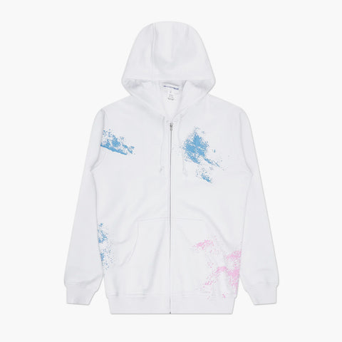 Comme des Garçons SHIRT Hooded Zipper Sweatshirt White