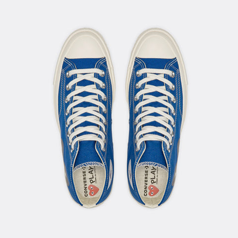 Comme des Garçons Play Converse Chuck Taylor High Top Blue