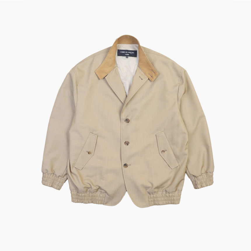 Comme des Garçons HOMME Wool Blazer Jacket Beige