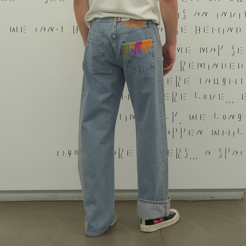 Levi's Vintage Clothing 1984 501 Customized Jeans - Double Double Good