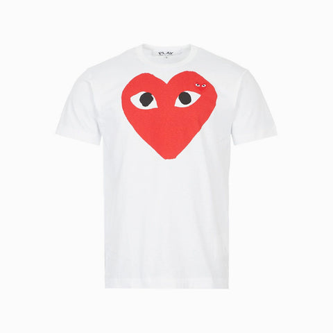 Comme des Garçons PLAY Heart Logo T-Shirt White