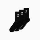 On Logo Sock High 3P Black