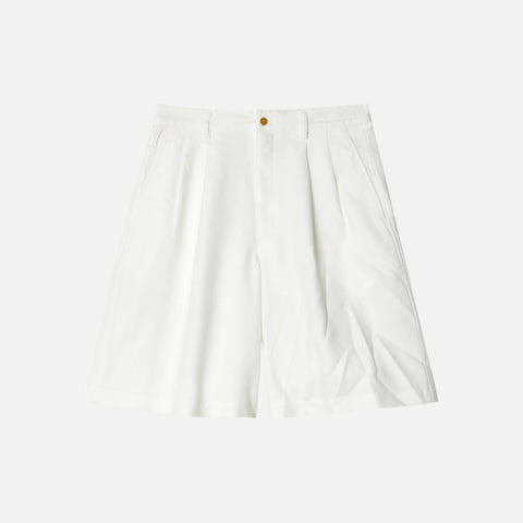 Comme des Garçons SHIRT Pleated Shorts White