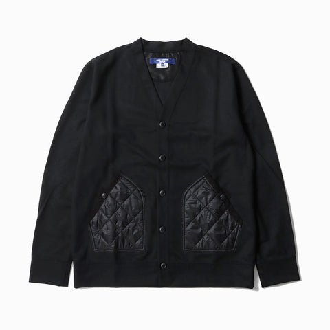 Junya Watanabe MAN Quilt Pocket Cardigan Black