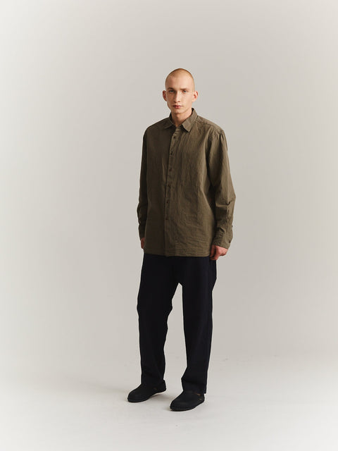 Casey/Casey Big Raccourcie Shirt Paper Cot Argil